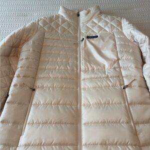 Patagonia Women's Quilted Puffer Jacket in Off-White